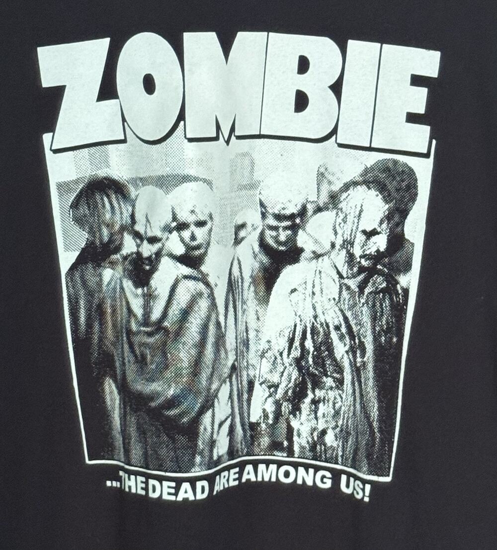 Zombie “The Dead are among us” Lucio Fulci Walking Dead Gore Horror Shirt 4XL